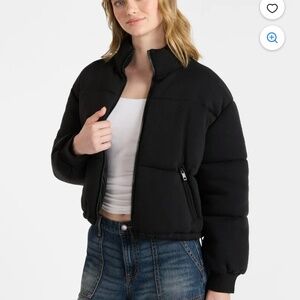 No Boundaries Cropped Puffer Jacket